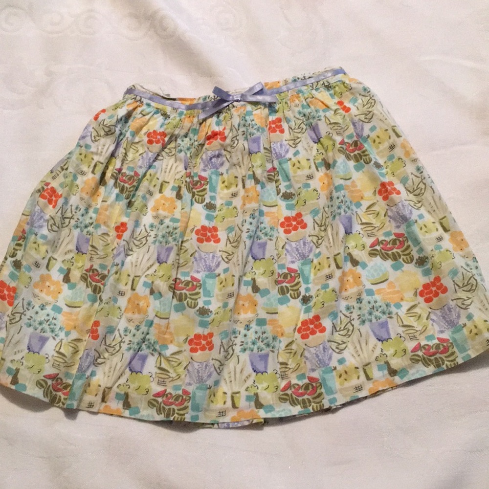 Vintage Gymboree Bonjour Provence print skirt Sz 3